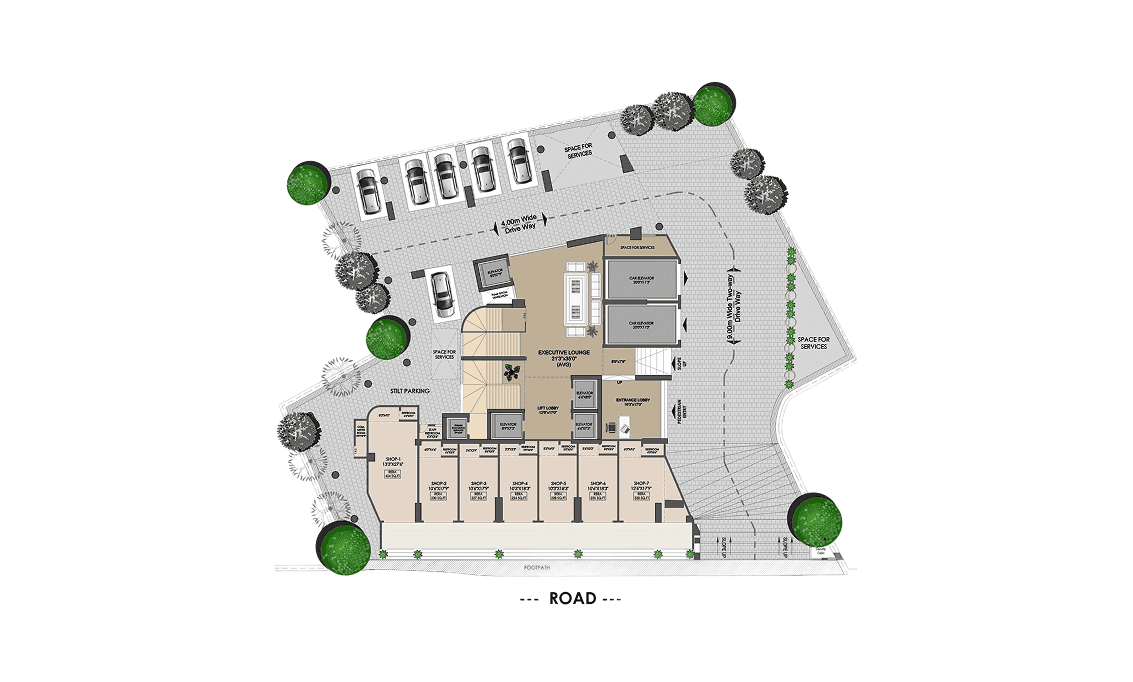 Ground Floor Layout plan