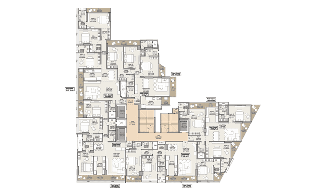 Refuge Layout - Level 08 plan